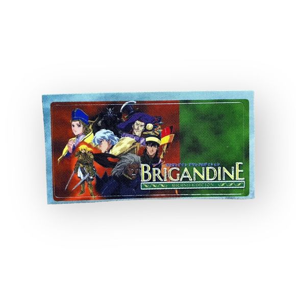 Sony PlayStation‎ 1 Ps1 Brigandine 1998 VTG Memory Card Sticker - Picture 1 of 1